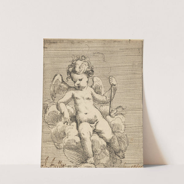 Putto Holding a Torch by Isaac Fuller