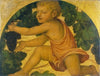 Putto picking Grapes