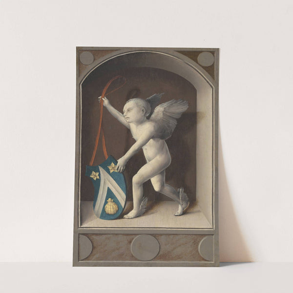 Putto with Arms of Jacques Coëne (reverse) (c. 1513) by Bernard van Orley