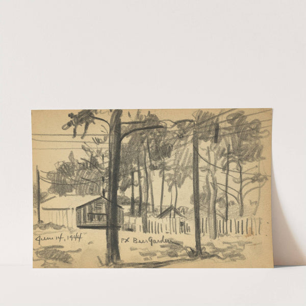 PX beer garden by Victor Alfred Lundy