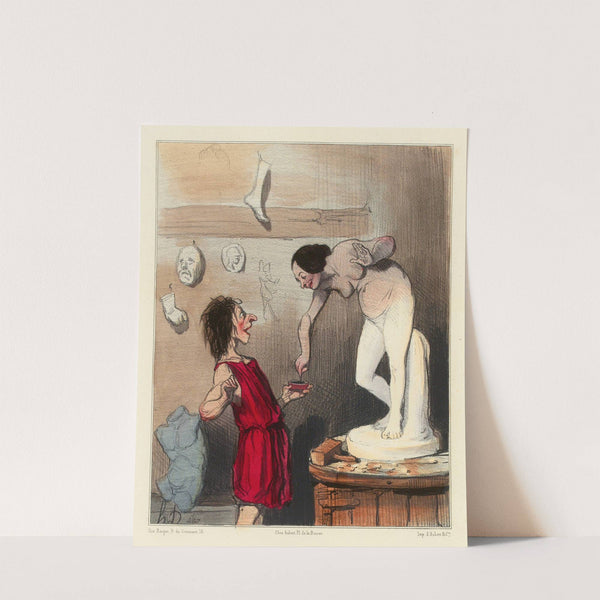 Pygmalion (1833) by Honoré Daumier