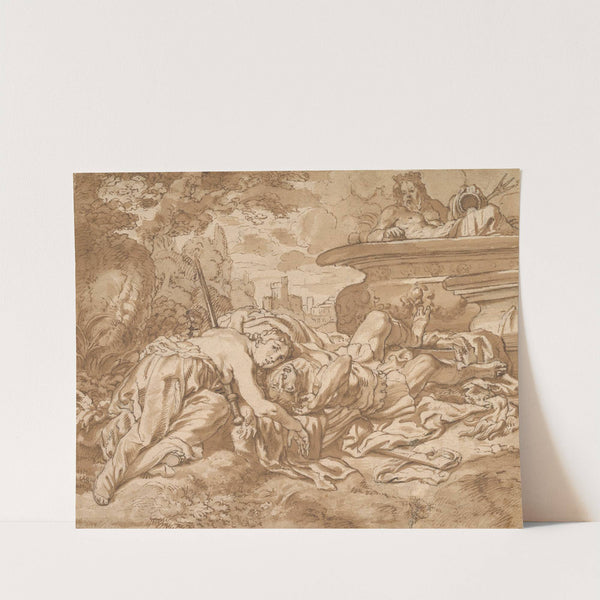 Pyramus and Thisbe (early 17th–mid 17th century) by Cornelis Schut