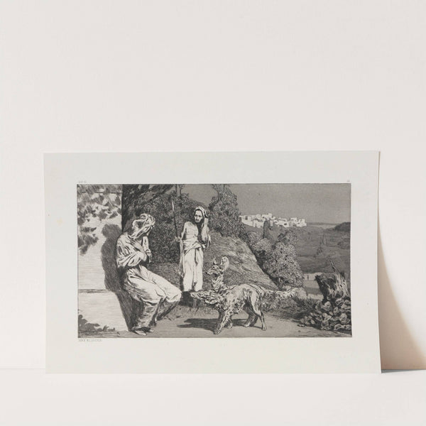 Pyramus und Thisbe II (Rettungen Ovidischer Opfer, Opus II, Blatt 3) (1879-1891) by Max Klinger
