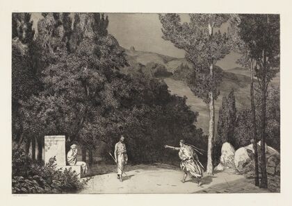 Pyramus und Thisbe III (Rettungen Ovidischer Opfer, Opus II, Blatt 4)