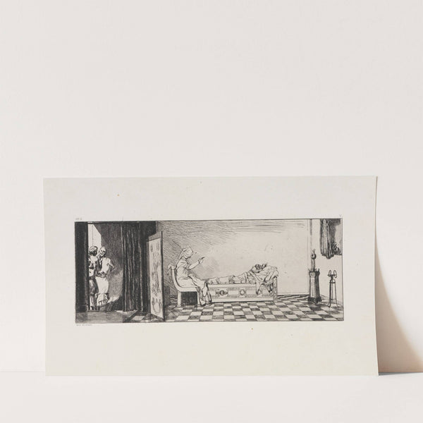 Pyramus und Thisbe IV (Rettungen Ovidischer Opfer, Opus II, Blatt 5) (1879-1891) by Max Klinger