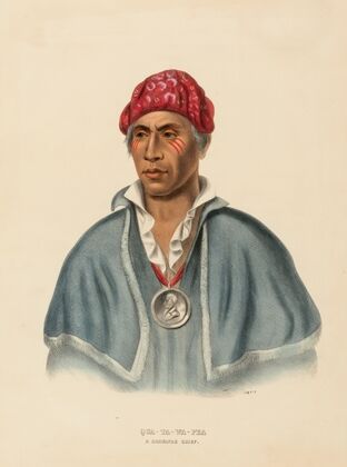 Qua-Ta-Wa-Pla. A Shawanoe Chief
