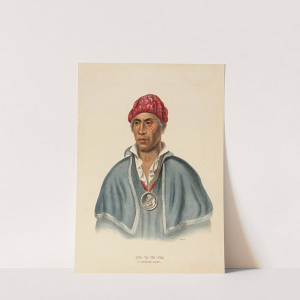 Qua-Ta-Wa-Pla. A Shawanoe Chief (ca. 1837-1844) by Charles Bird King