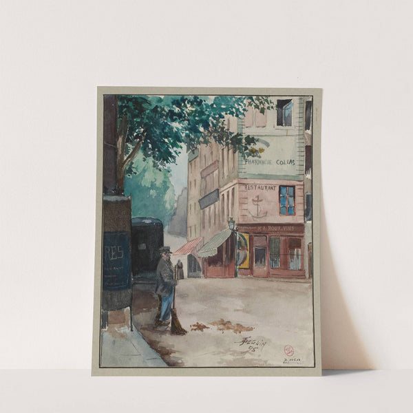Quai Conti et la rue Guénégaud (1895) by F. Séguin