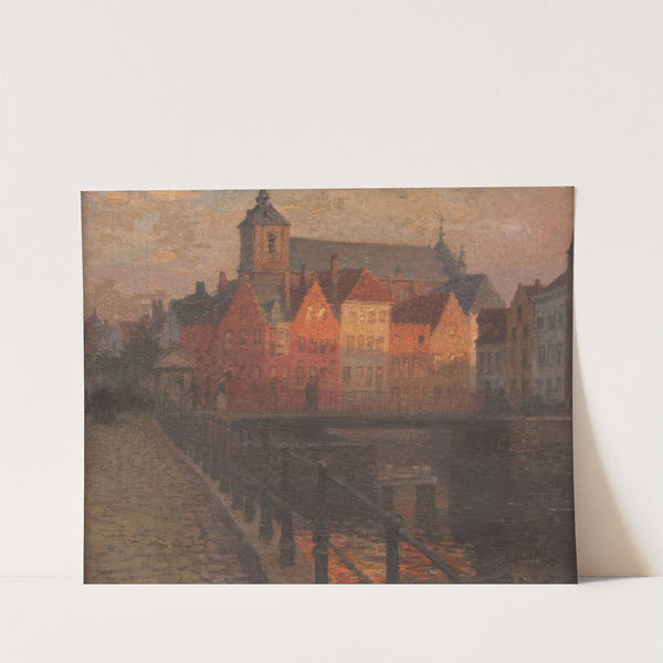 Quai de la Paille à Bruges by Paul Steck