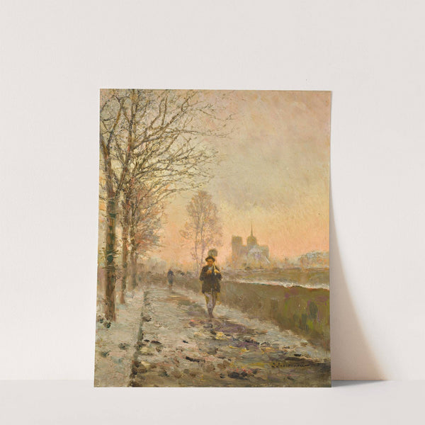 Quai de la Tournelle, Paris by Ivan Pavlovich Pokhitonov