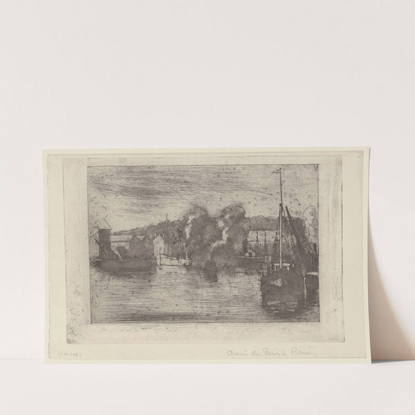 Quai de Paris, Rouen (1891) by Camille Pissarro