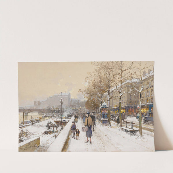 Quai Des Célestins by Eugène Galien-Laloue