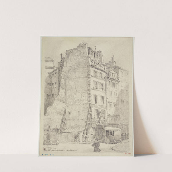 Quai des Grands Augustins et la rue Dauphine by Ferdinand Boberg