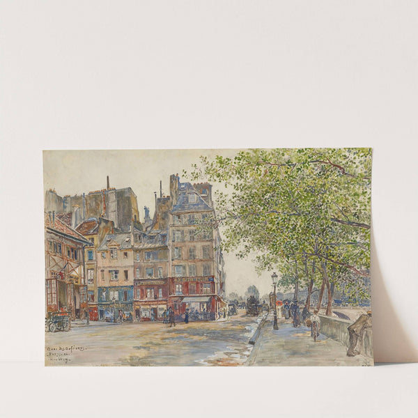 Quai des Orfèvres. Paris. 1906 by Frédéric Houbron