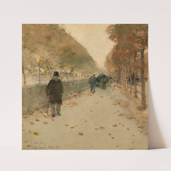 Quai du Louvre (1889) by Childe Hassam