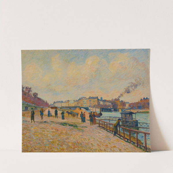 Quai Saint-Bernard, Paris (1888) by Armand Guillaumin