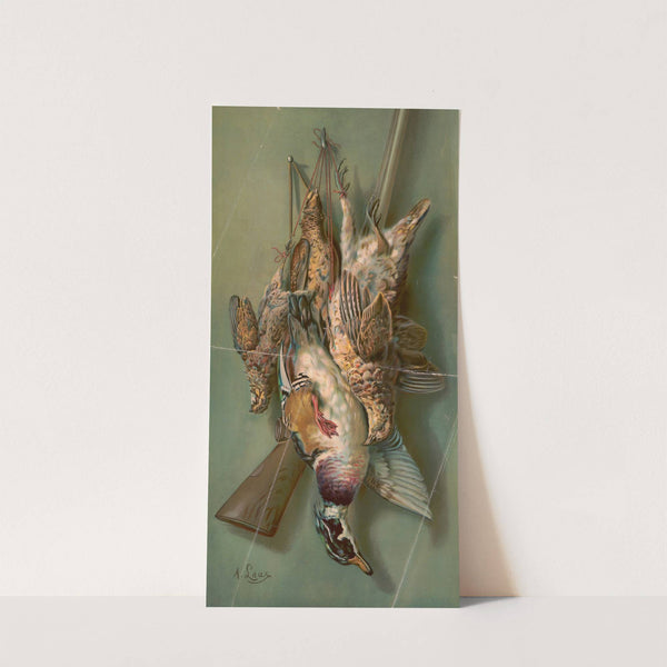 Quail, woodduck & partridge (1902) by Muller, Luchsinger & Co.