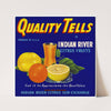 Quality Tells Citrus Label (1940s)