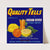 Quality Tells Citrus Label (1940s)