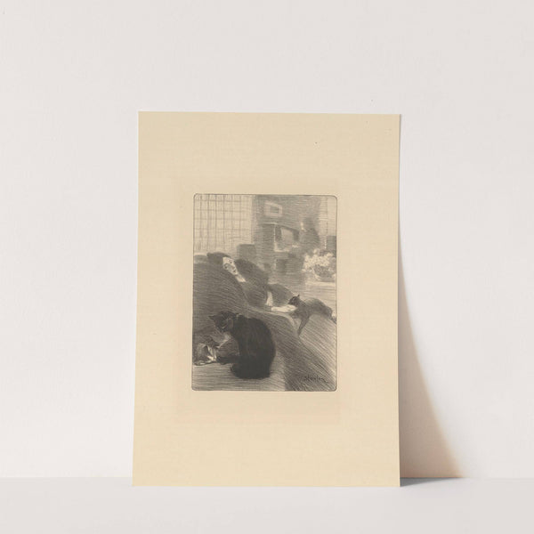 Quand nous serons vieux (1897) by Théophile Alexandre Steinlen