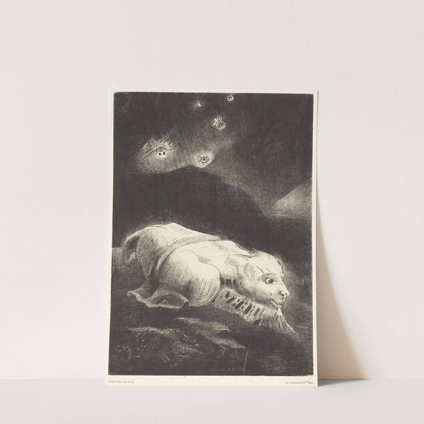 Quand s’eveillait la Vie au Fon de la matiere obscure (1883) by Odilon Redon