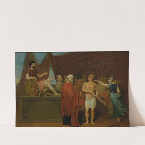 Quarrel of Achilles and Agamemnon (ca. 1832) by William Page
