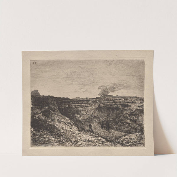 Quarries Near Montmartre (1865) by François-Nicolas Chifflart