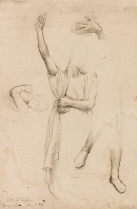 Quatre études pour la fille de Jephté (1885)