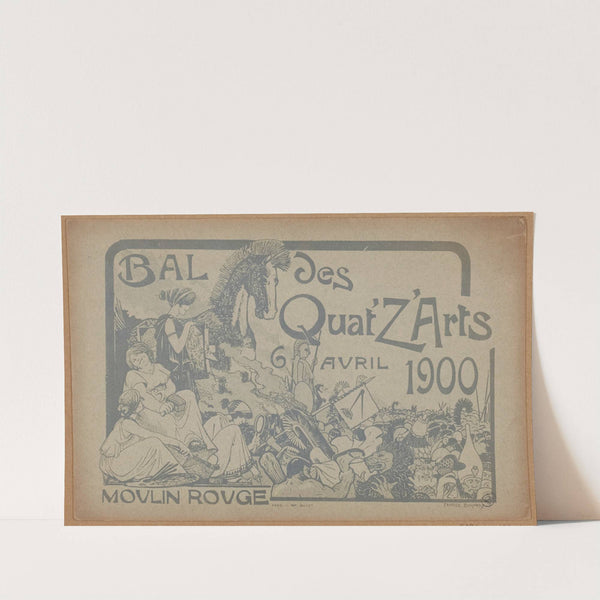 Quat’Z’Arts, 6 Avril 1900 au Moulin Rouge (1900) by C. Boignard