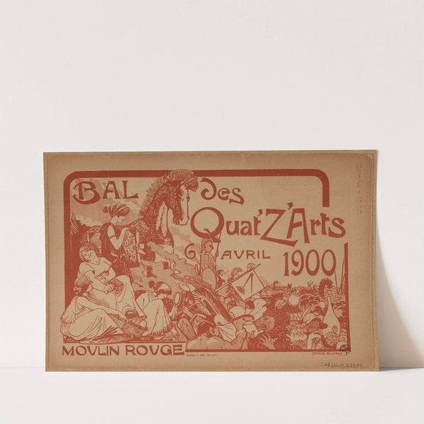 Quat’Z’Arts, 6 Avril 1900 au Moulin Rouge (1900) by C. Boignard