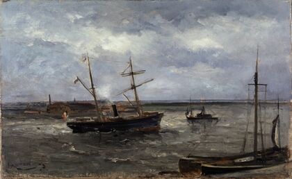 Quay in Antwerp