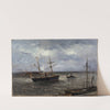 Quay in Antwerp (1873) by Louis Artan