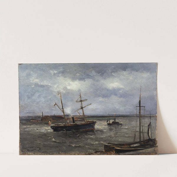 Quay in Antwerp (1873) by Louis Artan