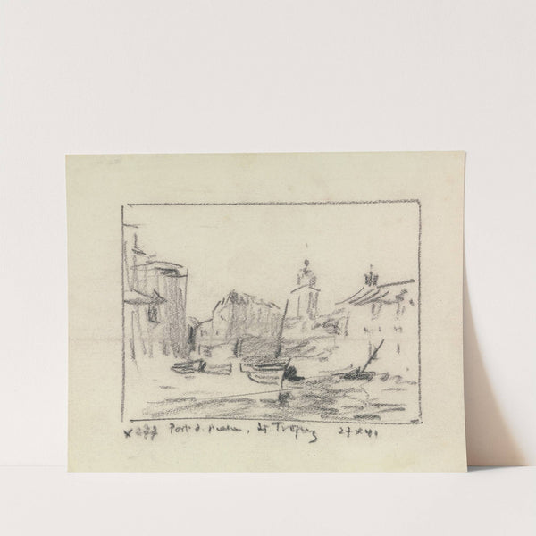 Quay of St. Tropez by Hercules Brabazon Brabazon