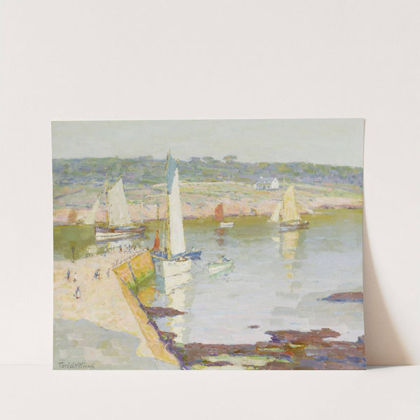 Quayside Concarneau (circa 1929-1930) by Terrick Williams