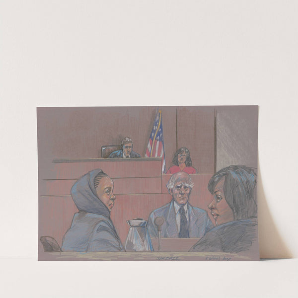 Qubilah Bahiyah Shabazz in court for plea deal in plot to assasinate Louis Farrakhan, Minneapolis, Minnesota by Brigitte Woosley