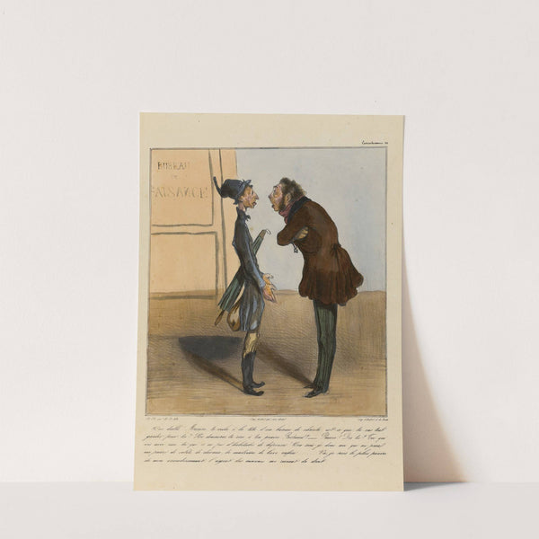 Que diable Macaire, te voilà à la tête d’un bureau de charité (1836-1838) by Honoré Daumier