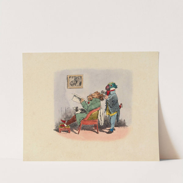 Que pensez-vous de l’expédition Expédiez bavard (1828-1829) by J. J. Grandville