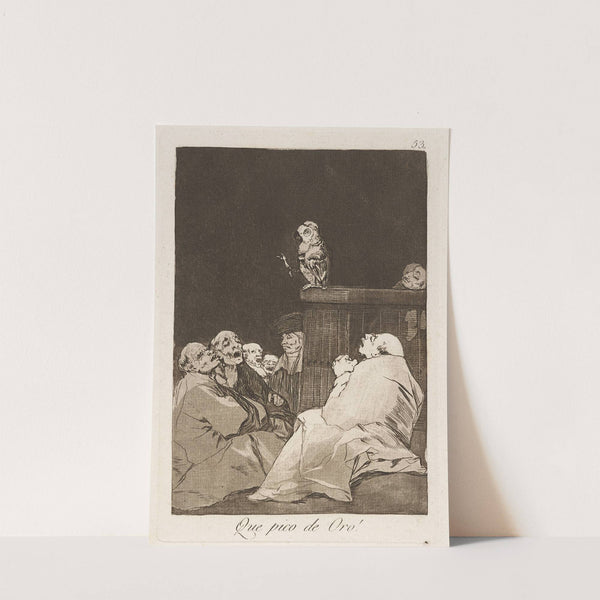 Que pico de Oro! (What a golden beak!) (1796-1797) by Francisco de Goya