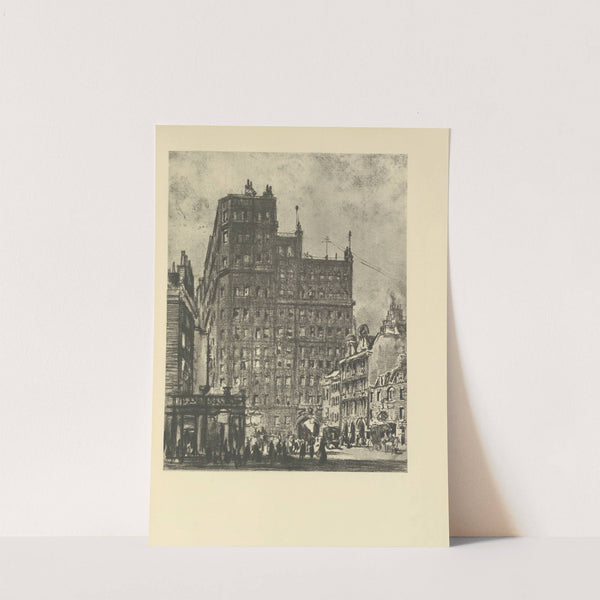 Queen Anne’s Mansions (1928) by Joseph Pennell