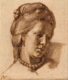 Queen Caroline Mathilda (study for the 1873 work; Scene from Christian VII’s Court)