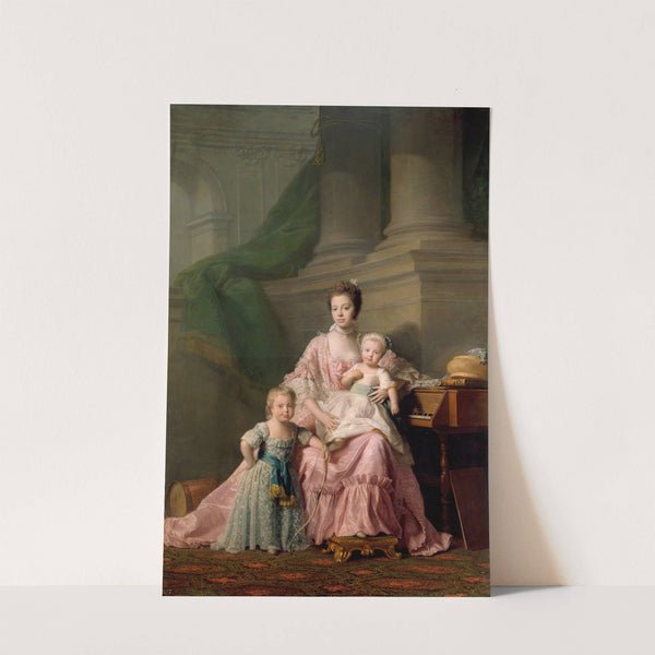 Queen Charlotte, with her Two Eldest Sons (circa 1764-69) by Allan Ramsay