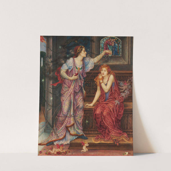 Queen Eleanor & Fair Rosamund (1880-1919) by Evelyn De Morgan