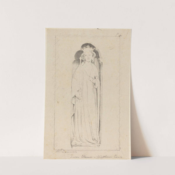 Queen Eleanor, from Waltham Cross, published 1829 by Maria Denman