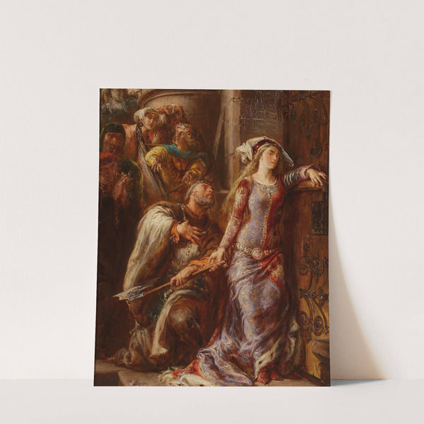 Queen Jadwiga and Dymitr of Goraj (1882) by Jan Matejko