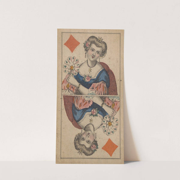 Queen of Diamonds (1850) by Carl Holdhaus