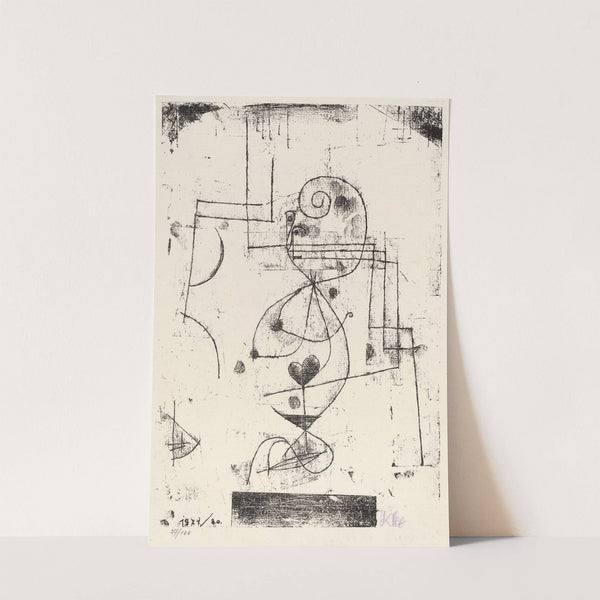 Queen of Hearts (Herzdame) by Paul Klee