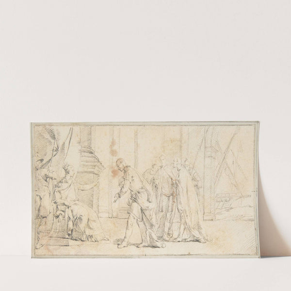 Queen of Port City Receiving Envoys (1696–1770) by Giovanni Battista Tiepolo