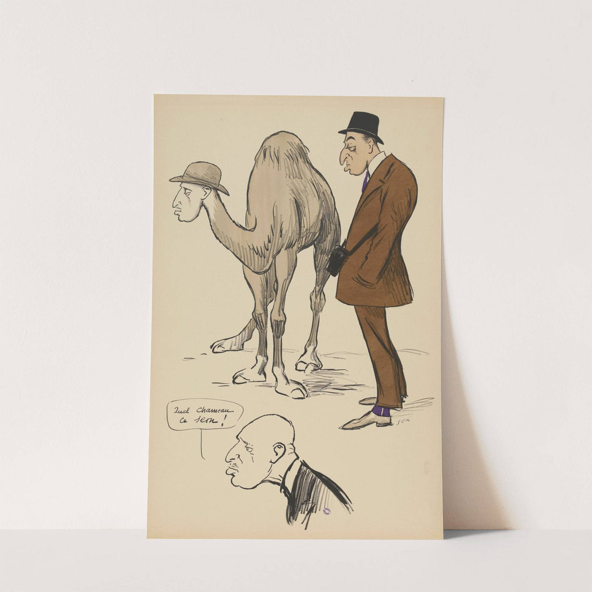 Quel chameau ce Sem (1923) by Georges Goursat (Sem)