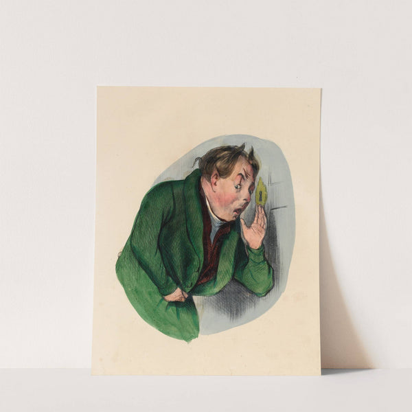 Quelle horreur c’est ma femme. Shame it is my wife (1836) by Charles-Joseph Traviès de Villers